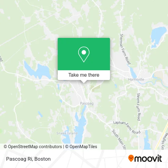 Pascoag Ri map