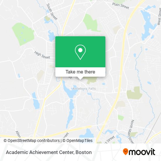 Mapa de Academic Achievement Center