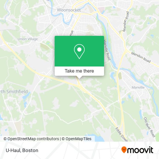 U-Haul map