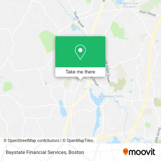 Baystate Financial Services map