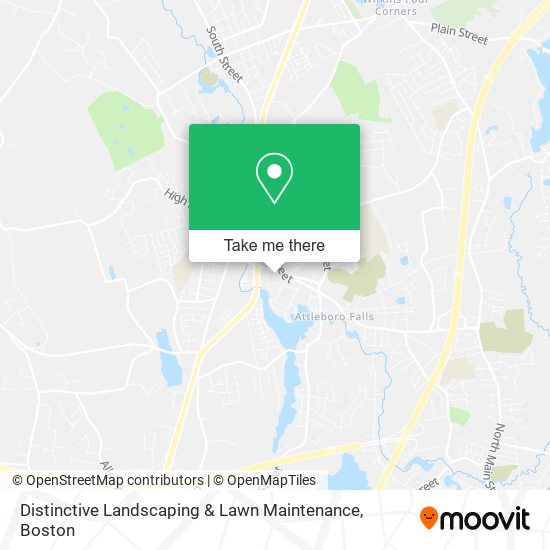 Distinctive Landscaping & Lawn Maintenance map