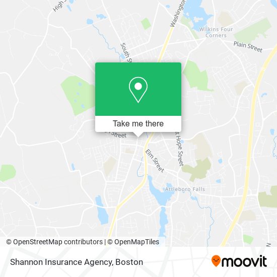 Mapa de Shannon Insurance Agency