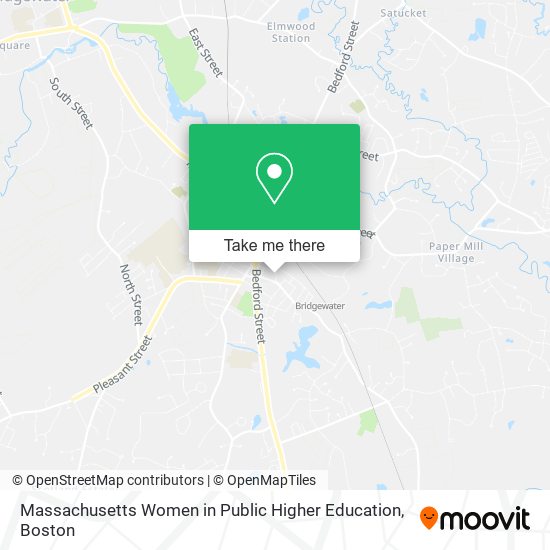 Massachusetts Women in Public Higher Education map