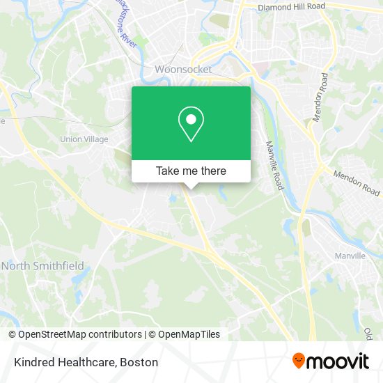 Kindred Healthcare map