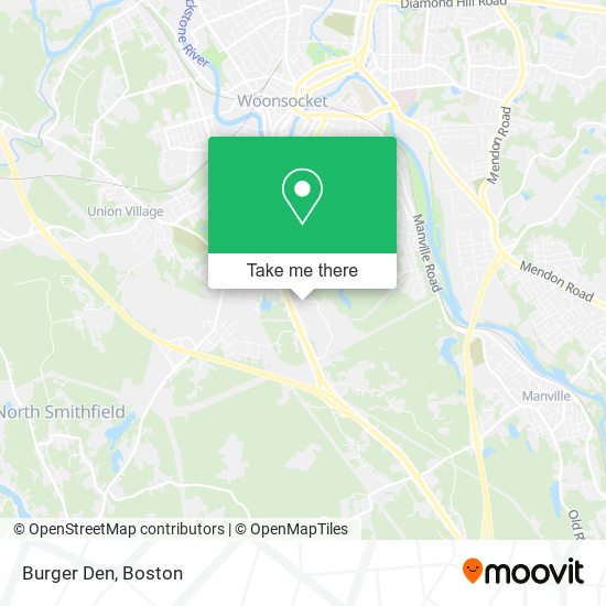 Burger Den map