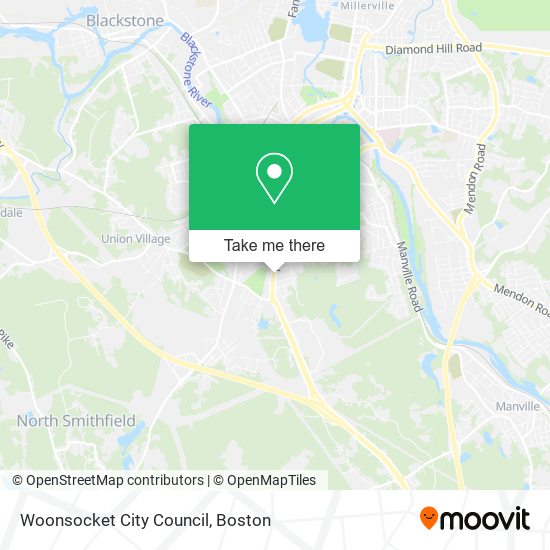 Mapa de Woonsocket City Council