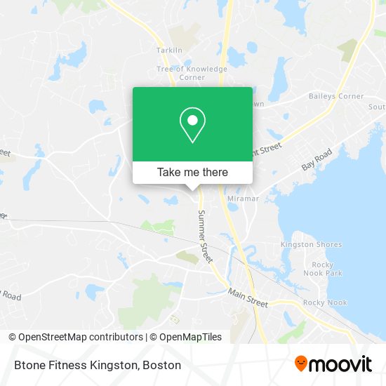 Btone Fitness Kingston map