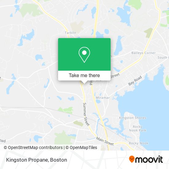 Kingston Propane map