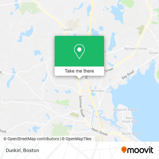 Dunkin' map