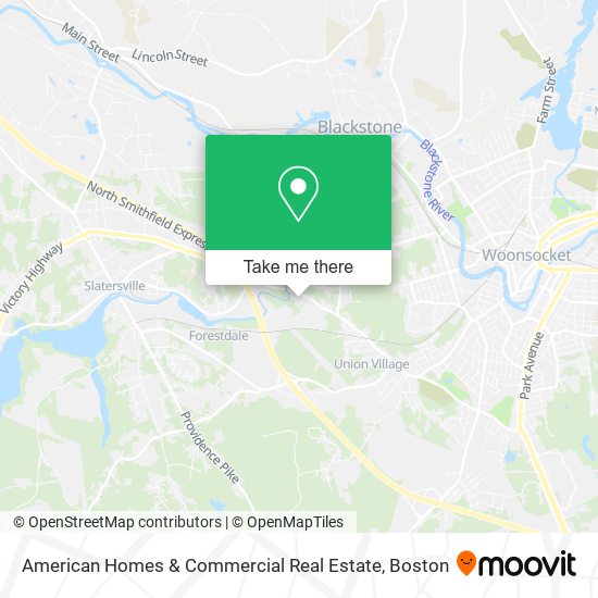 Mapa de American Homes & Commercial Real Estate