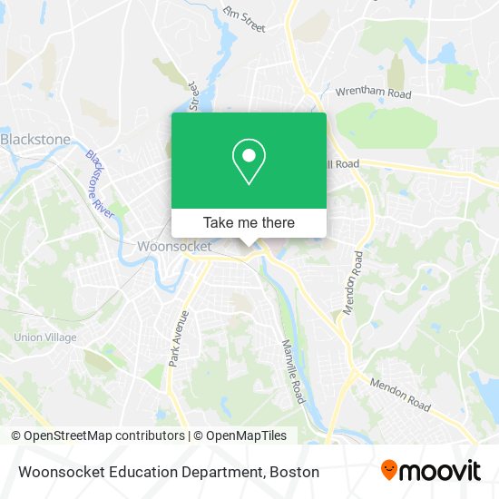 Mapa de Woonsocket Education Department