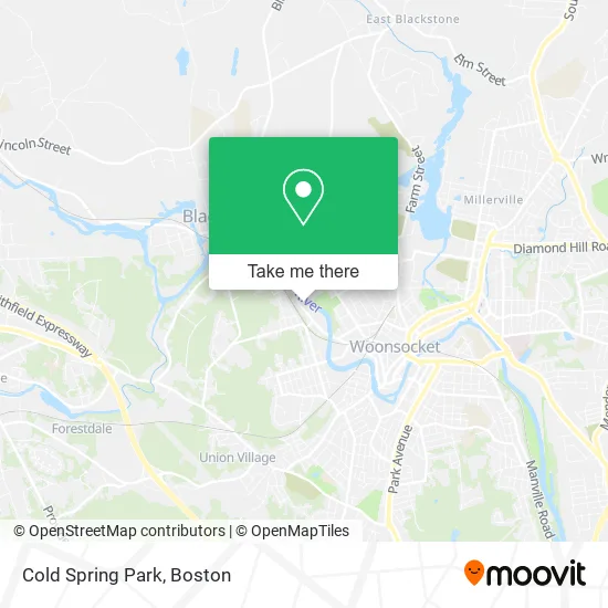 Cold Spring Park map