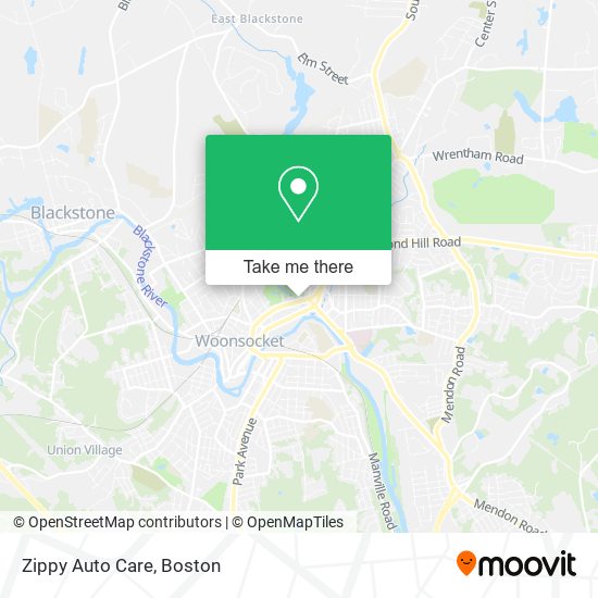 Zippy Auto Care map