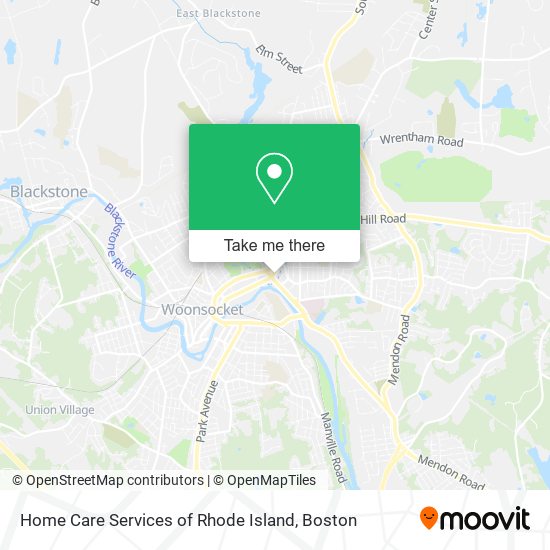 Mapa de Home Care Services of Rhode Island