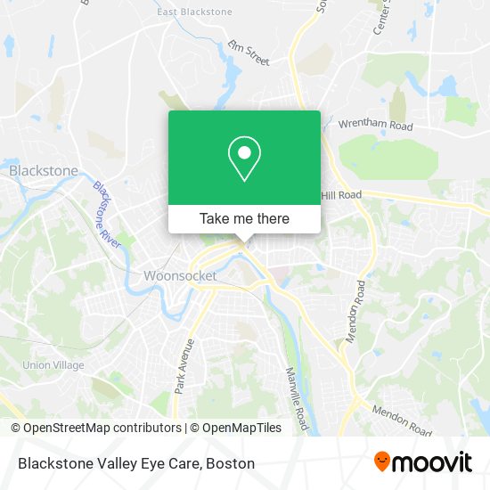 Blackstone Valley Eye Care map