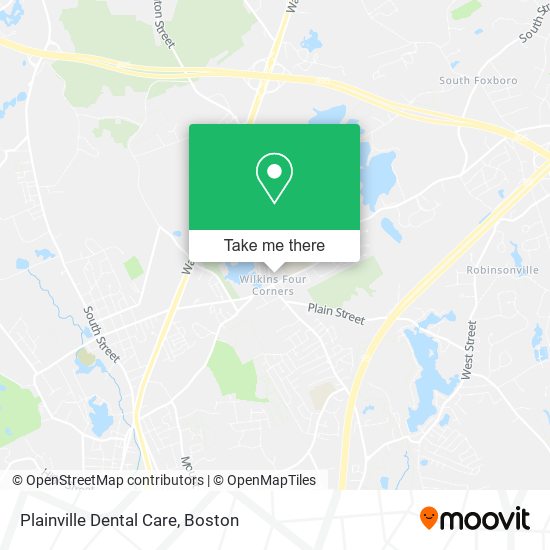 Plainville Dental Care map