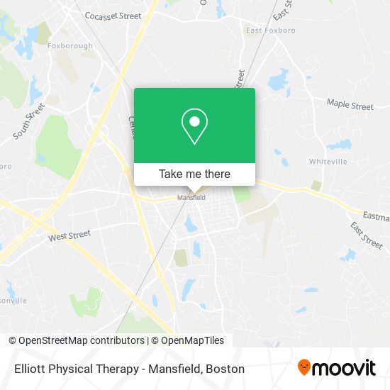 Elliott Physical Therapy - Mansfield map