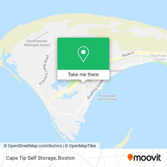 Cape Tip Self Storage map