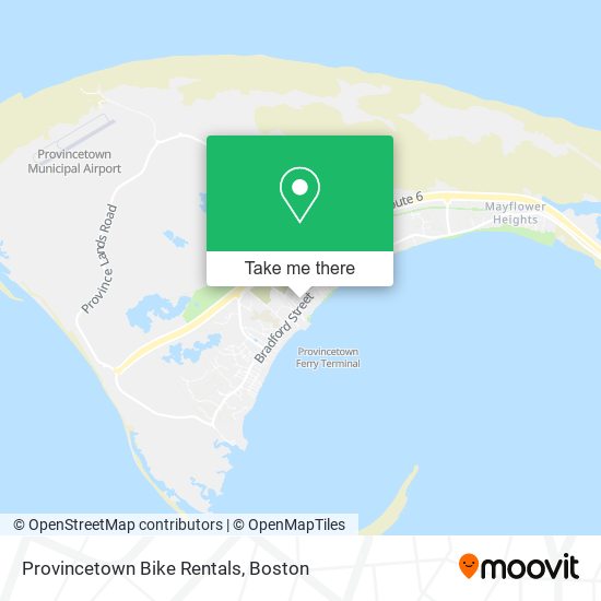 Mapa de Provincetown Bike Rentals
