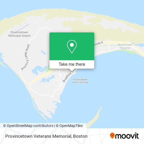 Provincetown Veterans Memorial map