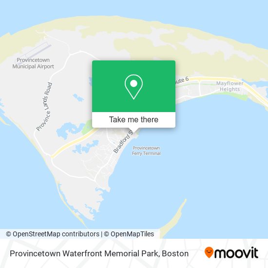 Provincetown Waterfront Memorial Park map