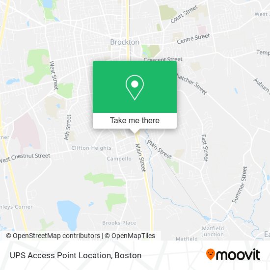 Mapa de UPS Access Point Location