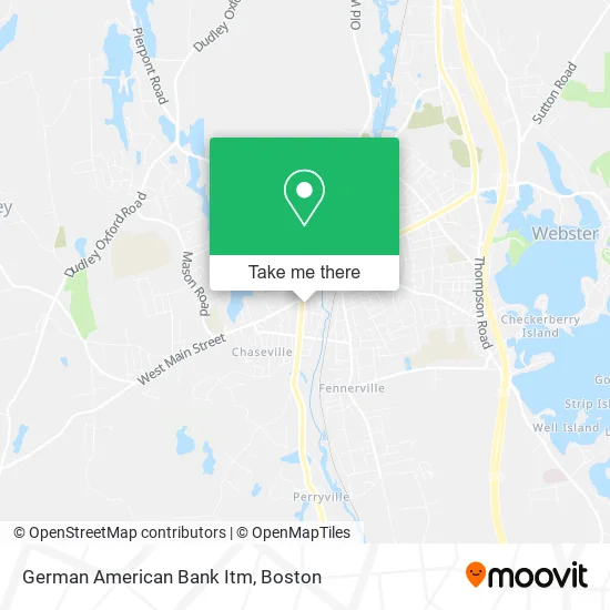 Mapa de German American Bank Itm