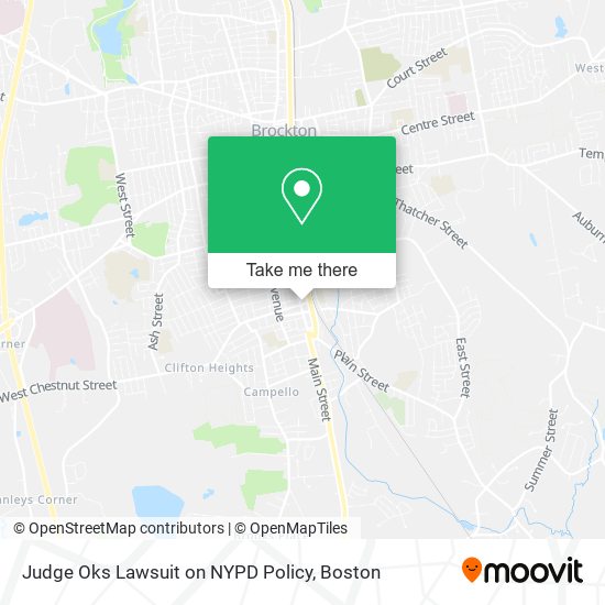Mapa de Judge Oks Lawsuit on NYPD Policy