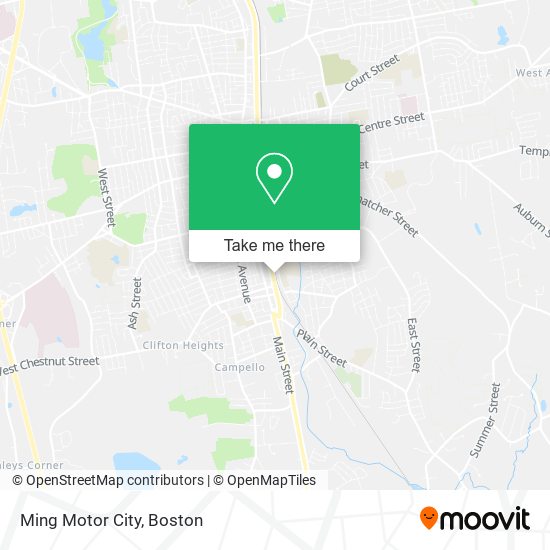 Mapa de Ming Motor City