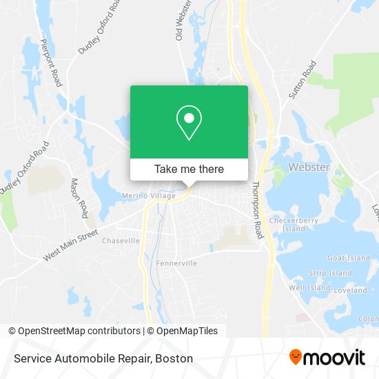 Service Automobile Repair map