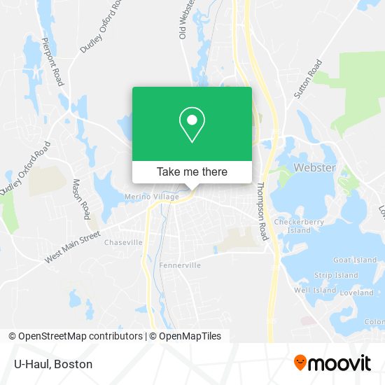 U-Haul map