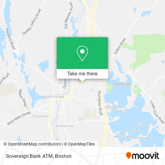 Sovereign Bank ATM map
