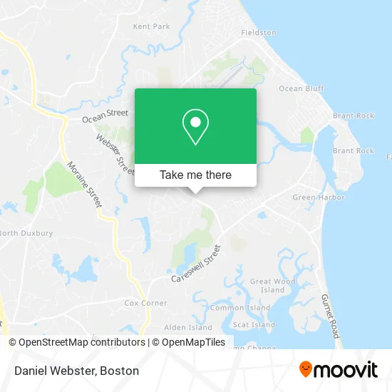 Daniel Webster map
