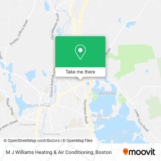 M J Williams Heating & Air Conditioning map