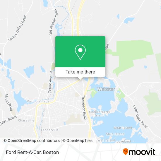 Ford Rent-A-Car map