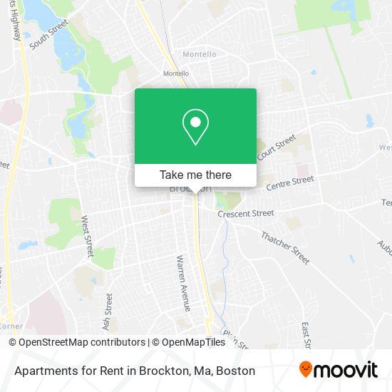 Apartments for Rent in Brockton, Ma map