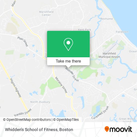 Mapa de Whidden's School of Fitness