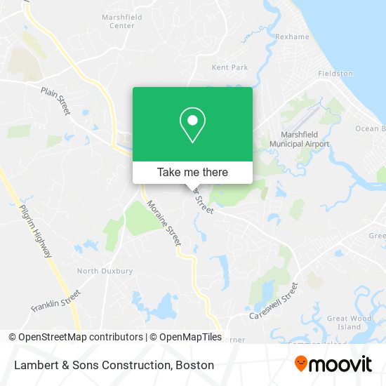 Lambert & Sons Construction map