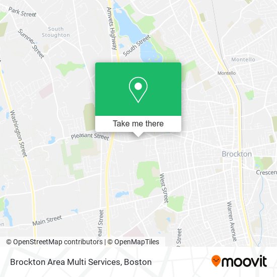 Mapa de Brockton Area Multi Services