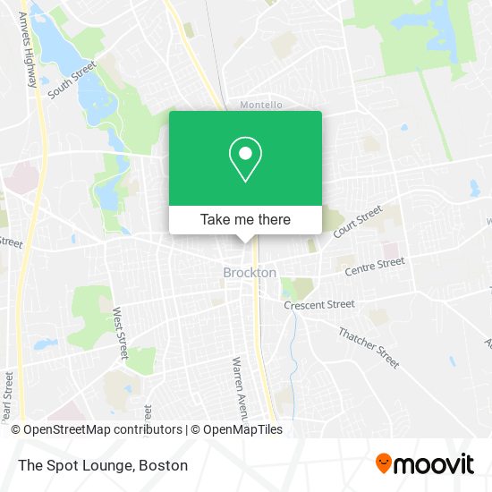 The Spot Lounge map