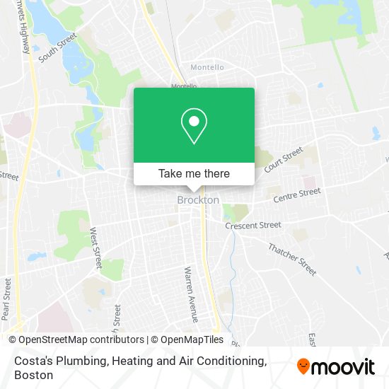 Mapa de Costa's Plumbing, Heating and Air Conditioning