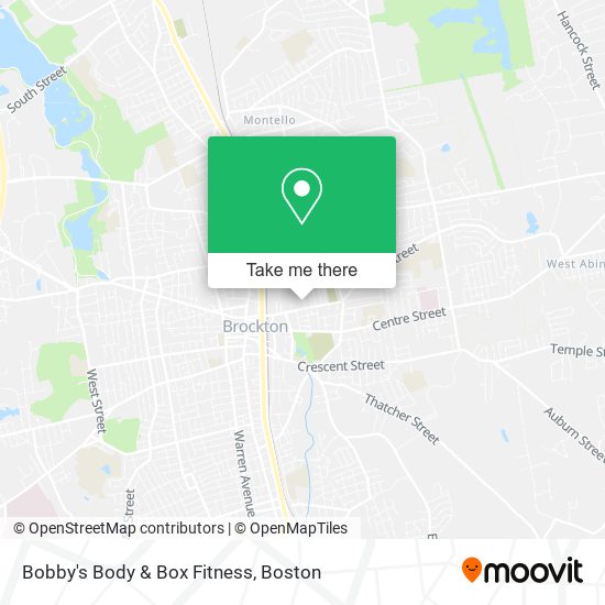Mapa de Bobby's Body & Box Fitness