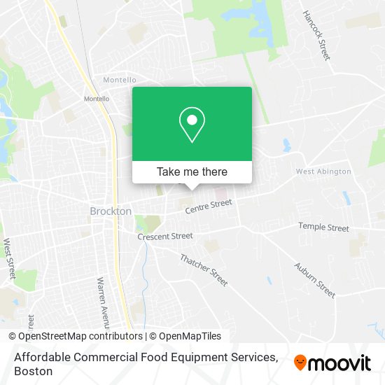 Mapa de Affordable Commercial Food Equipment Services