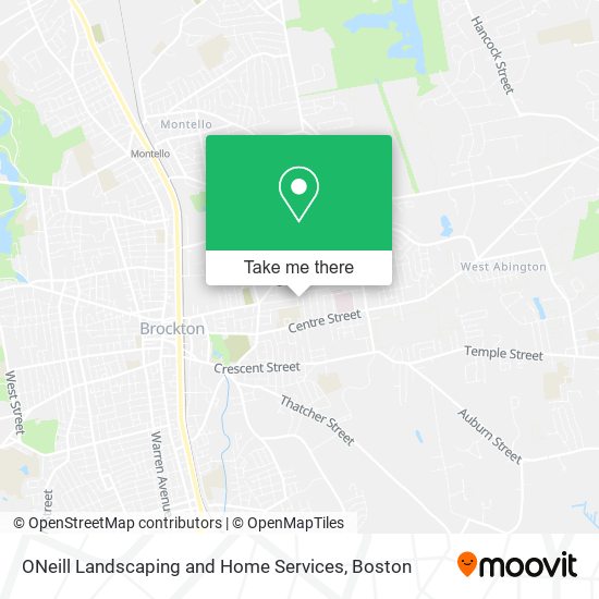 ONeill Landscaping and Home Services map