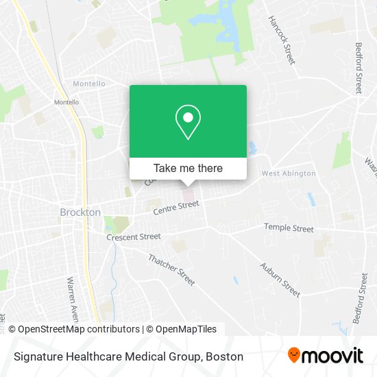 Signature Healthcare Medical Group map