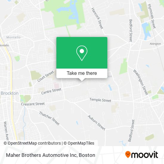 Maher Brothers Automotive Inc map