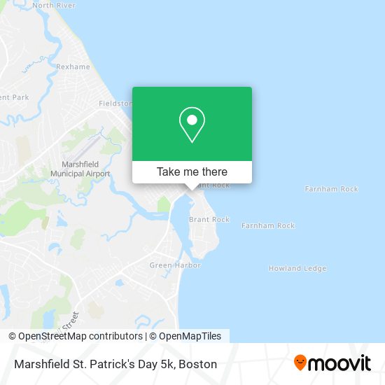 Mapa de Marshfield St. Patrick's Day 5k