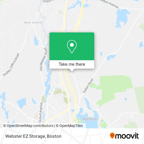 Webster EZ Storage map