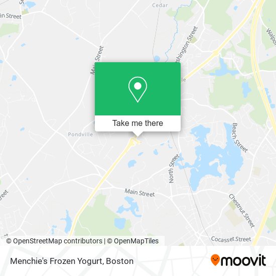 Menchie's Frozen Yogurt map