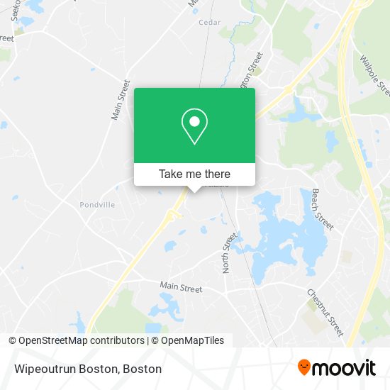 Mapa de Wipeoutrun Boston
